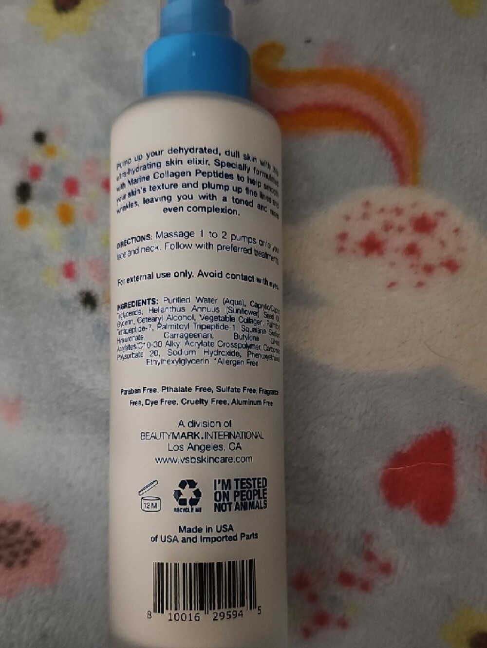 Vitamin & Sea Plumping Facial Elixir - White/Blue - Picture 4 of 4
